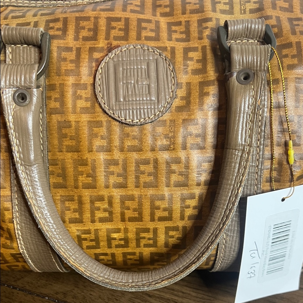 Fendi Tan Monogram Duffel Bag - Picture 4 of 15